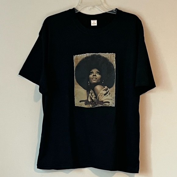 Source Unknown Other - Diana Ross Graphic Tee Short-Sleeve Shirt Black. New Without Tags. Unisex 2XL